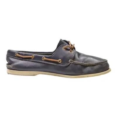 TIMBERLAND Boat Shoes Blue Leather Mens UK 11