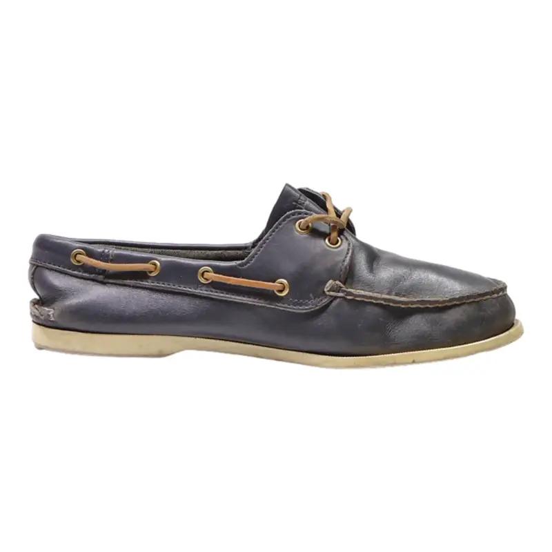 TIMBERLAND Boat Shoes Blue Leather Mens UK 11