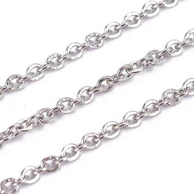 Tarnish Resistant 304 Stainless Steel Cable Chain