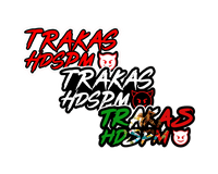 TRAKAS HDSPM Vinyl Sticker Set – All-Season, Durable 3-Piece Decal Pack Decor Decorative Multicolor