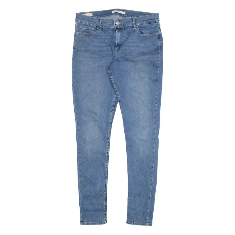 LEVI'S 710 Big E Womens Jeans Blue Slim Skinny W32 L32