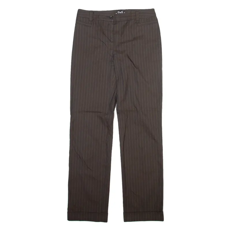 DOLCE & GABBANA Womens Trousers Grey Regular Straight W26 L30