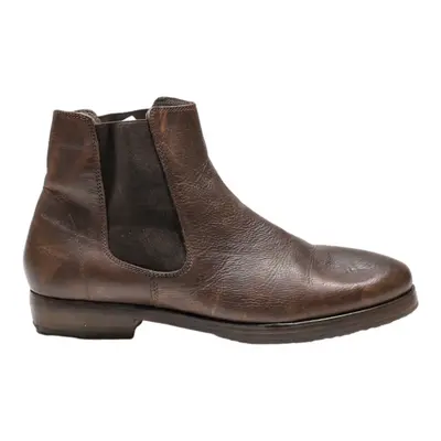 CINQUE Chelsea Boots Brown Leather Mens UK 7.5