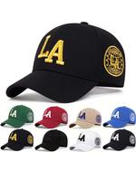La Letter Embroidery Baseball Cap, Casual Outdoor Sports Hat for Men & Women, Adjustable Sun Protection Cap for Daily Wear, C...