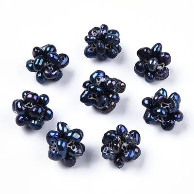 Round Natural Cultured Freshwater Pearl Beads