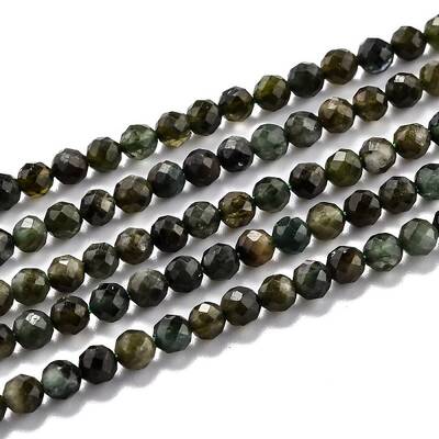 Natural Green Tourmaline Beads Strands