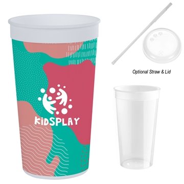 500 Customized 32 oz Full Color Big Game Stadium Cup - BPA Free & ...