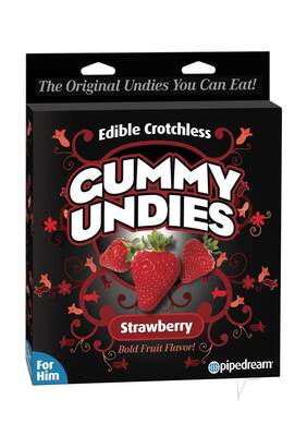 Edible Male Gummy Undies Strawberry