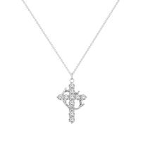 Tewiky Colorful Simple Crown & Cross Pendant Choker Necklace For Women & Men & Girls Pretty Necklace For Daily Party Clothing...