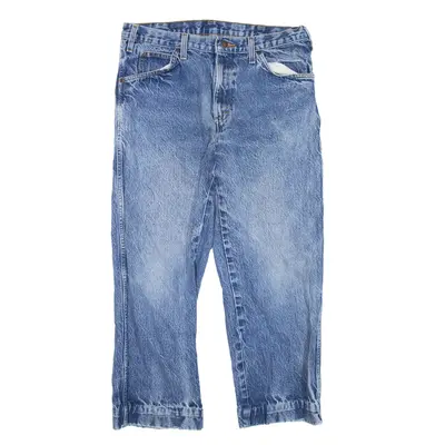 DICKIES Workwear Jeans Blue Denim Regular Straight Mens W34 L25
