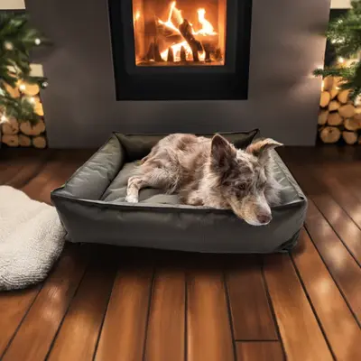 Titan Citadel Ballistic Dog Bed | Color: Olive Smoke | Size: Small 27