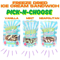 Freeze Dried VANILLA Ice Cream Sandwich Bites - TikTok Viral - Crunchy Ice Cream - Astronaut Candy