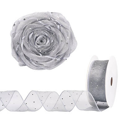 9M Polyester Rhinestone Ribbon