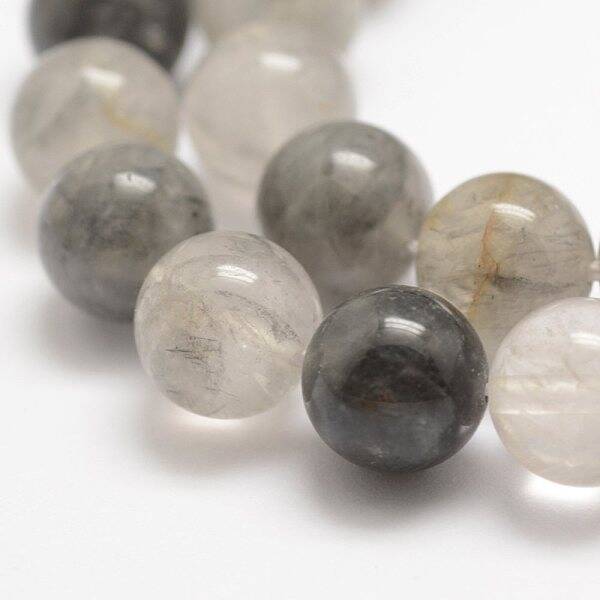Natural Cloudy Quartz Beads Strands