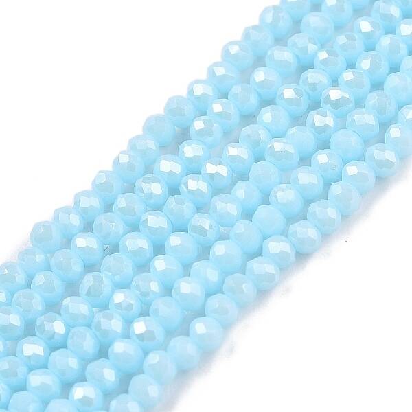 Electroplate Glass Beads Strands