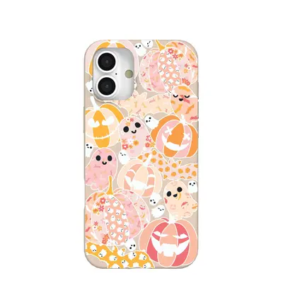 Seashell Pumpkin Patch iPhone 16 Plus Case