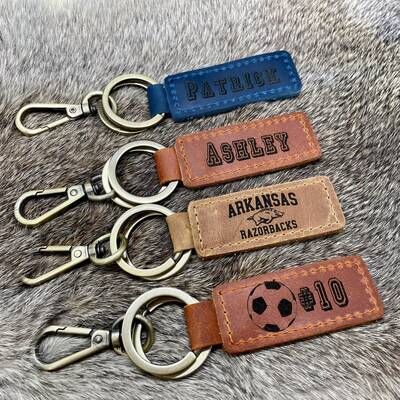 Personalized Soccer Keychains