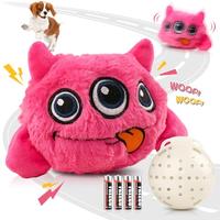 2025 New Pet Supplies, Interactive Dog Ball for Monster Plush Toy, Electric Chasing Ball with Sleep Mode, Auto-Sleep Technolo...