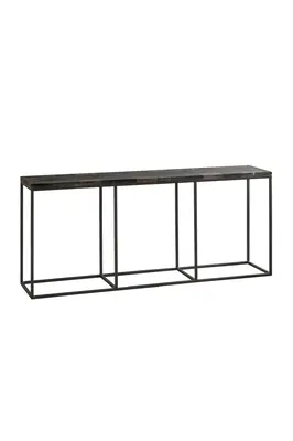 Black Petrified Wood Console Table | Andrew Martin Raife