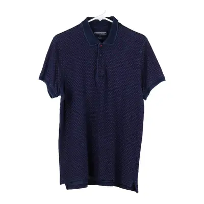 Tommy Hilfiger Polo Shirt - Large Navy Cotton