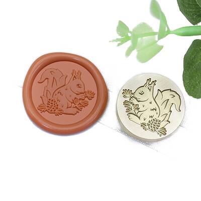 Golden Tone Wax Seal Brass Stamp Head