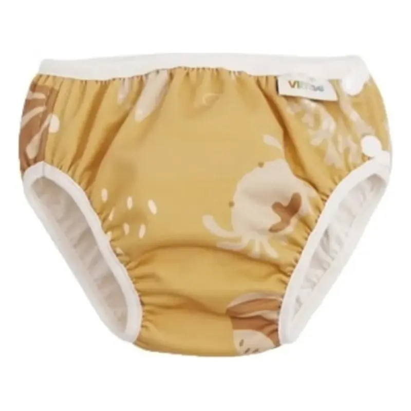 Vimse Swim Diaper-Panties Xl, Yellow Whale