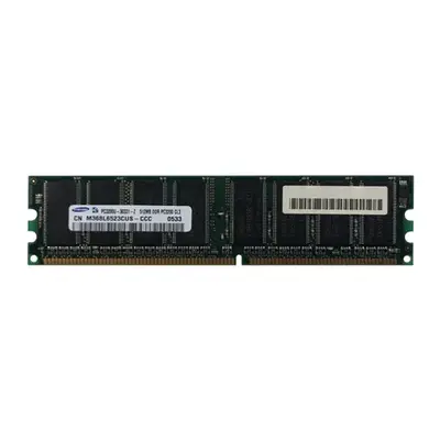 Samsung M368L6523CUS-CCC | 512MB DDR-400MHz PC3200 Non-ECC Unbuffered UDIMM CL3 1Rx8 2.5V 184-Pin Memory Module