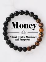 Unisex Elegant Lucky Black Onyx Beads Bracelets, High Quality Bracelet, Fashionable Adjustable Beaded Design Jewelry for Men ...