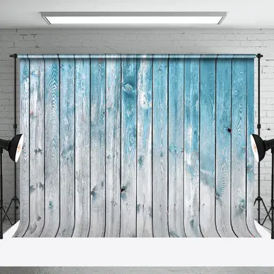 Aperturee Gradient Blue Grey Wood Grain Photography Backdrop, 3X2FT(1MX0.6M), 14 USD, wood backdrops, NYHD9I81-M