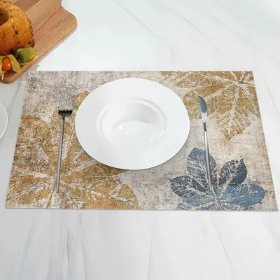 Vintage Maple Leaf Autumn Dining Set Of 4 Placemats - Aperturee