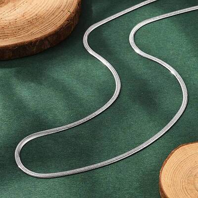 Tarnish Resistant 304 Stainless Steel Snake Chains Necklaces