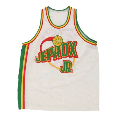Age 14-16, Jeprox Jr. Unbranded Jersey - Large White Polyester