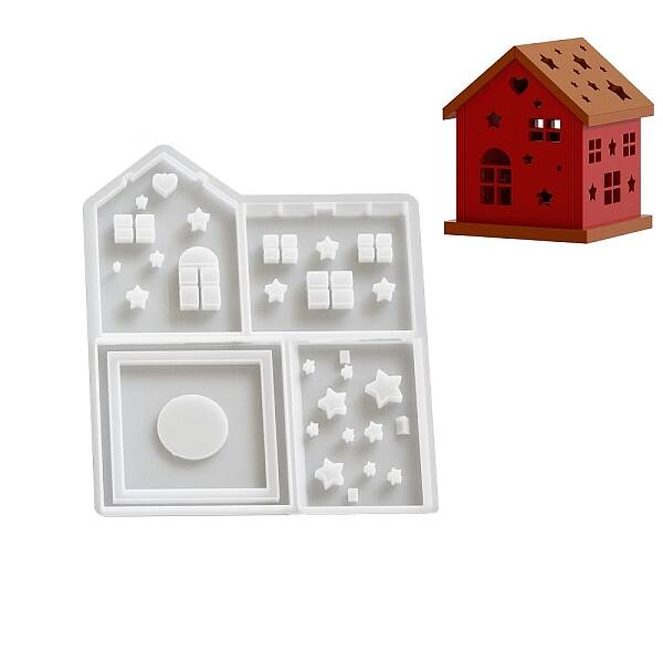 Christmas House Silicone Molds