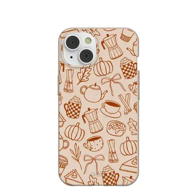 Seashell Pumpkin Spice iPhone 14/16e Case