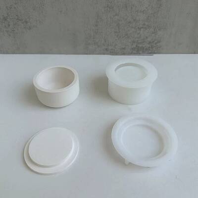 DIY Candle Holder & Lid Silicone Molds