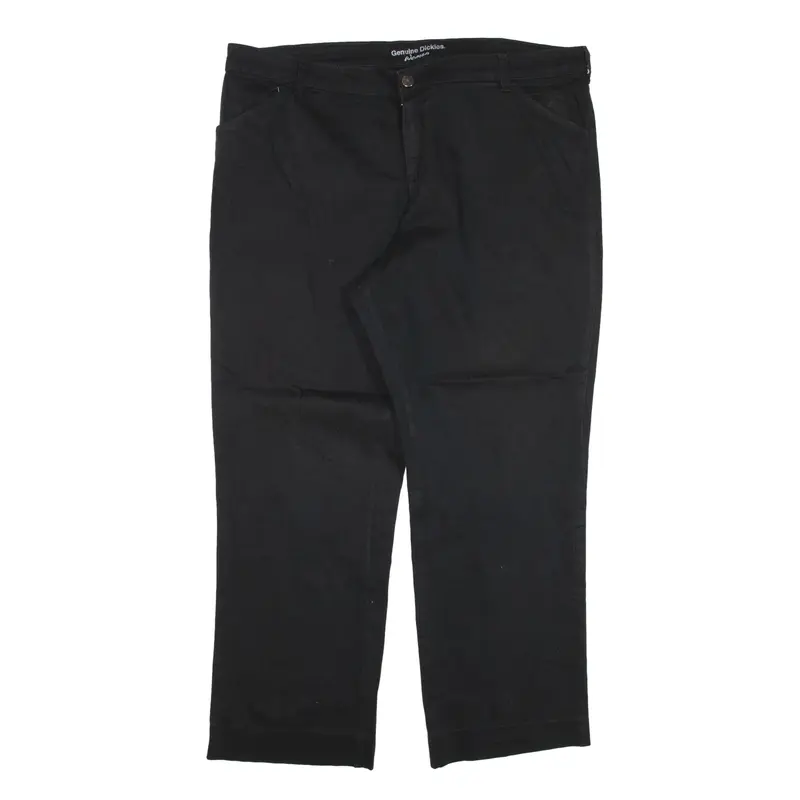DICKIES Workwear Trousers Black Relaxed Straight Womens W38 L27