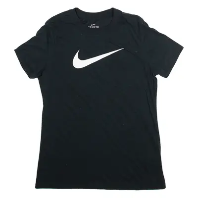 NIKE Womens T-Shirt Black S