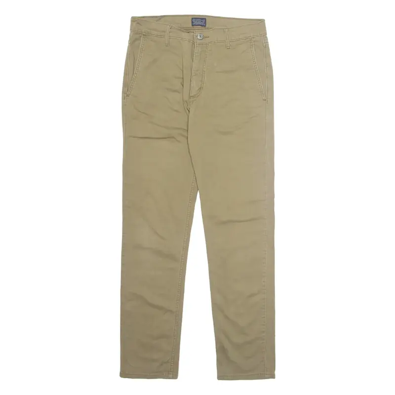 LEVI'S Mens Trousers Brown Regular Tapered W30 L32