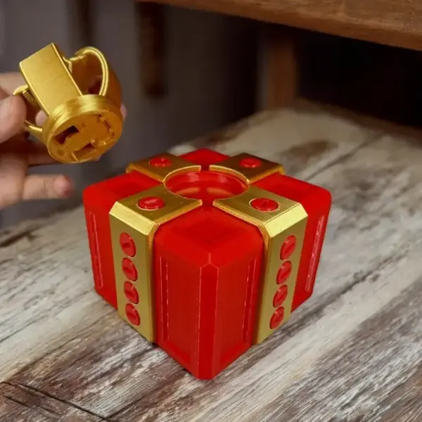 Puzzle Present: Unwrap the Challenge! gift box