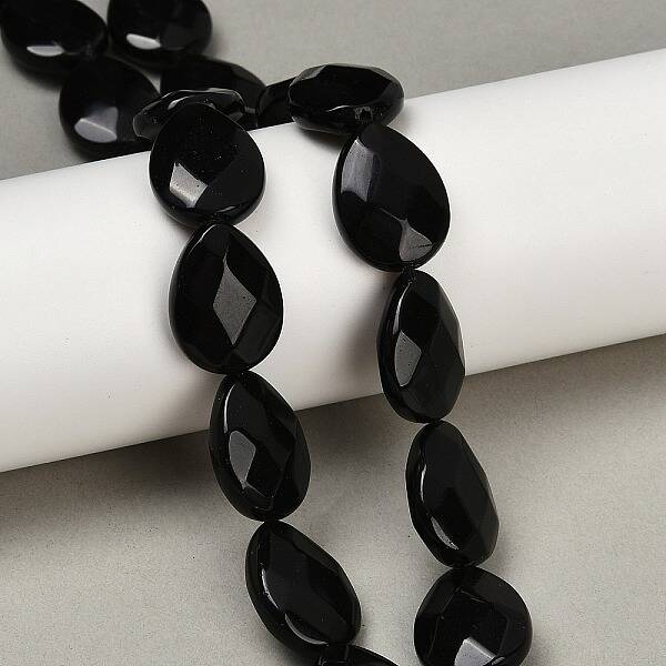 Natural Black Obsidian Beads Strands