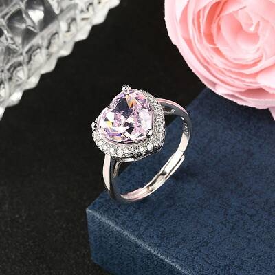 925 Sterling Silver Pave Cubic Zirconia Finger Rings
