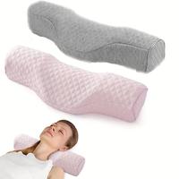 Ergonomic Cervical Memory Foam Pillow, 1 Count Orthopedic Neck Support Pillow, Breathable Pillow for Ultimate Relaxation & C...
