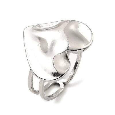 Non-Tarnish 304 Stainless Steel Open Cuff Rings