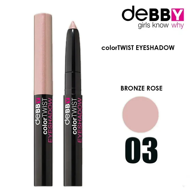 Debby Color Twist Eyeshadow Stick '03 Pink Bronze