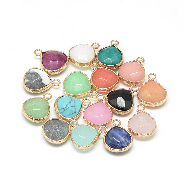 Natural & Synthetic Mixed Stone Pendants