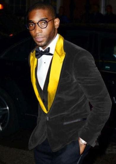 Velvet-Tux101 Black + Gold