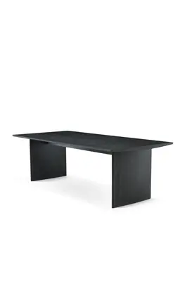 Rectangular Charcoal Dining Table | Eichholtz Tricia