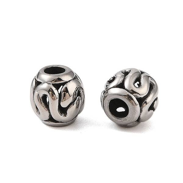 304 Stainless Steel European Beads