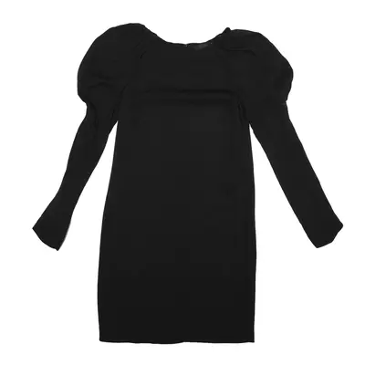 COS Shift Dress Black Long Sleeve Short Womens UK 6