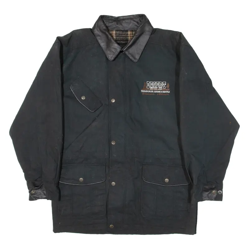 CANADA Blanket Lined Mens Jacket Black USA S